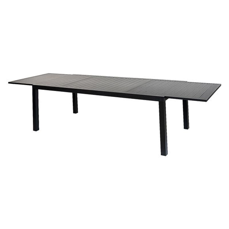Uitbreekbare Tuin Tafel – Uitschuifbare Balkon Tafel – Inklapbare Buiten Tafel – Aluminium Tuinmeubel – Weerbestendig – 160-240 cm Uitbreidbaar Antraciet