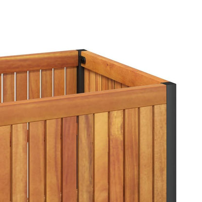 Planter 110x45x44cm solid acaciawood en Practical Removable Outdoor