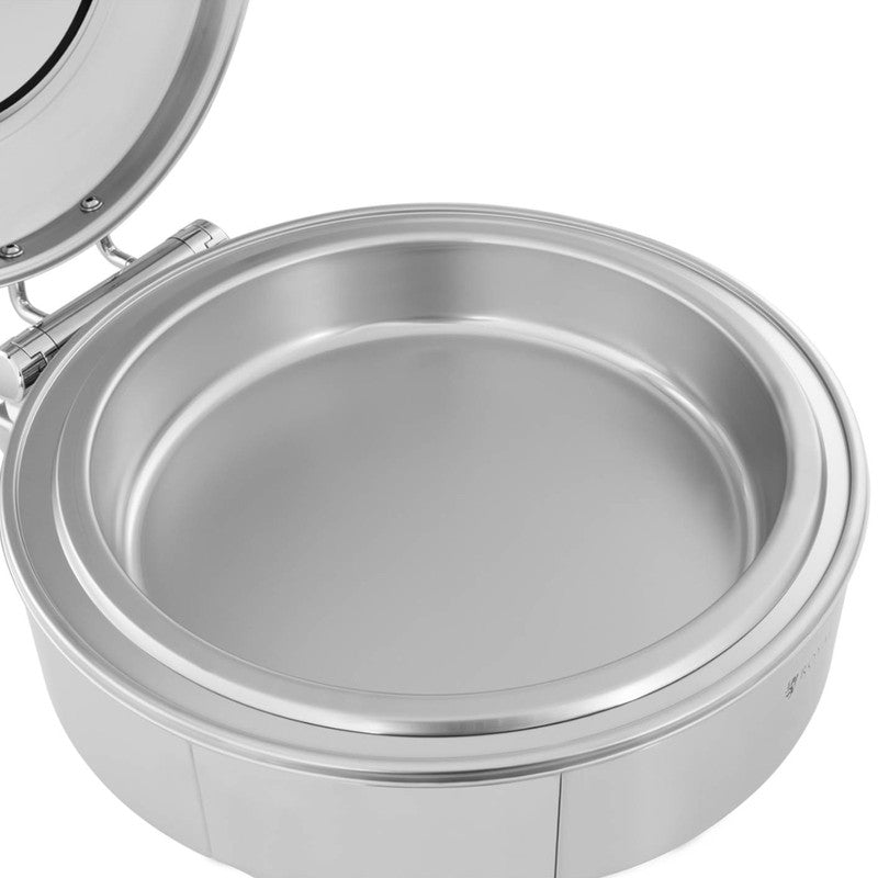 Round Food Warmer with a Window Lid, Diameter 39 Cm, 5.8 L