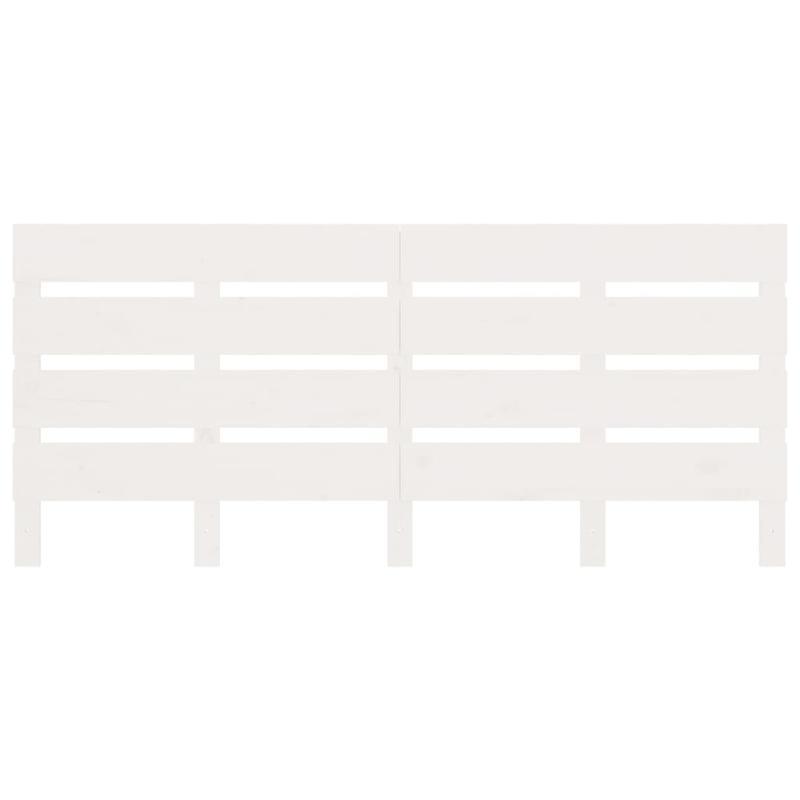 Bedframe – Ledikant – Slaapkamerset – Houten Bed – Grenen Bed – Massief Grenenhout – Wit – 180x200 cm – Stevig & Duurzaam