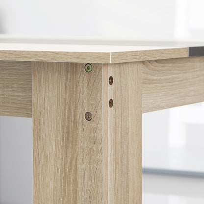 Eettafel – Tafel – Dinertafel – Keukentafel – Ruimtebesparende Tafel – Modern Design – Groot 120x69x75 cm – Zwart & Natuurlijk