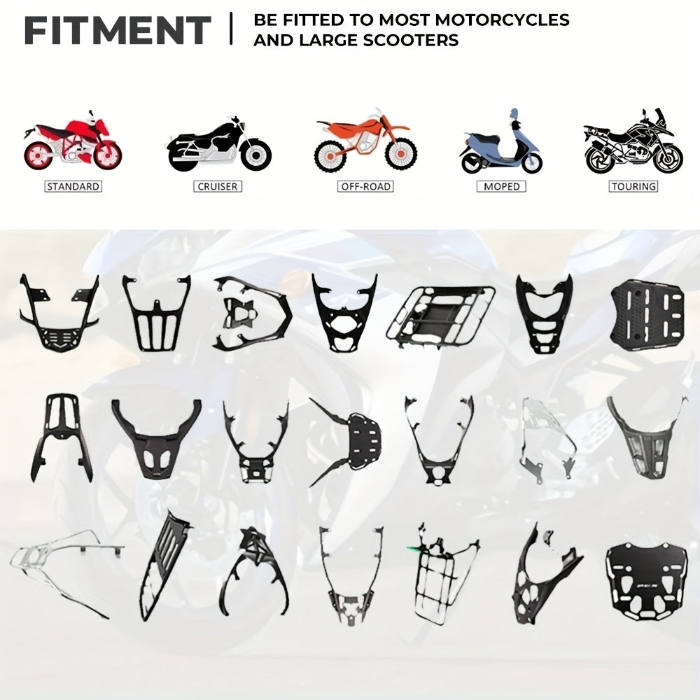 Motorfiets Koffer – Topkoffer – Achterbox – Helm Opbergbak – Bagagebox – 65L Inhoud – Waterdicht Aluminium