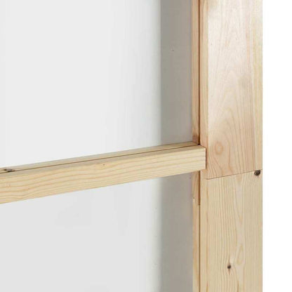 Schuifdeur – Binnendeur – Deur – Schuifdeursysteem – Kamerscheider – Ruimtebesparend Ontwerp – Hout Met Metaal – 86x198,5 cm – Eenvoudige Montage