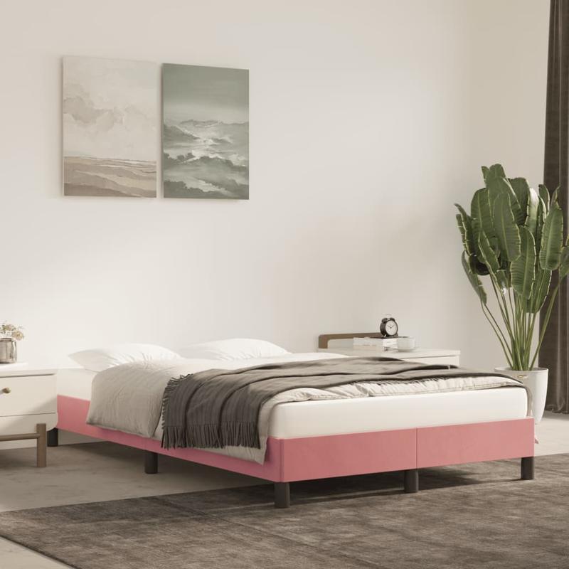 Bed frame Rosa 120x200cm in Velvet Practical, removable, suitable for all seasons, Home Decor, Bedroom Furniture, Stylish Bedroom, Chic Home Accessory, Easy Assembly, Lightweight Material, Removable Cover, Practical Bedding,