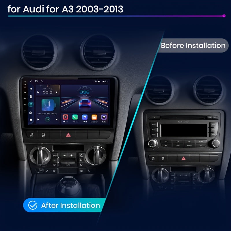 Multimedia Speler – Autoradio – Smart Radio – Android Auto – 2-DIN Systeem – 9 Inch IPS Scherm – Wi-Fi & 4G Verbinding
