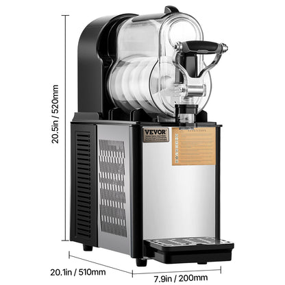 Slushmachine – Slush Puppy Maker – Slushie Machine – Slush Maker – Ijsmachine – 3 Liter Tankinhoud – 15 Temperatuurniveaus voor Perfecte Consistentie