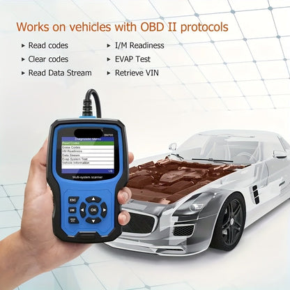 OBD2 Diagnoseapparaat – Foutcode Scanner – Auto Scanner – Diagnoselezer – Auto Diagnose Tool – Volledige Systeemdiagnose Voor VAG – EPB Reset & Accuregistratie Zonder Batterij