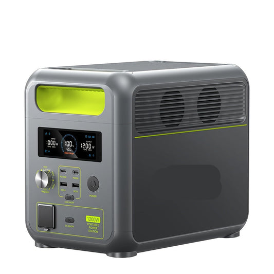 Draagbare Powerbank – Mobiele Accu – Outdoor Batterij – Noodstroom – 1024Wh LiFePO4 – Snelladen 80% In 45 Minuten – 2 AC-Uitgangen 1200W