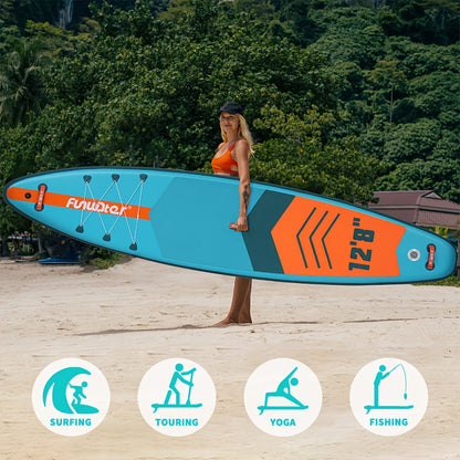 Opblaasbaar Paddleboard – SUP Board – Stand Up Paddle – Watersportboard – Inflatable Board – 385x85x15 cm – Duurzaam PVC Materiaal