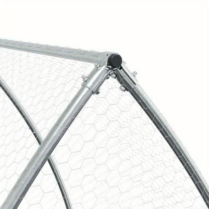 Kippenren – Kippenhok – Kippenkooi – Kipren – Kippenverblijf – Verzinkt Staal – 300x105x120 cm – Weerbestendig & Robuust