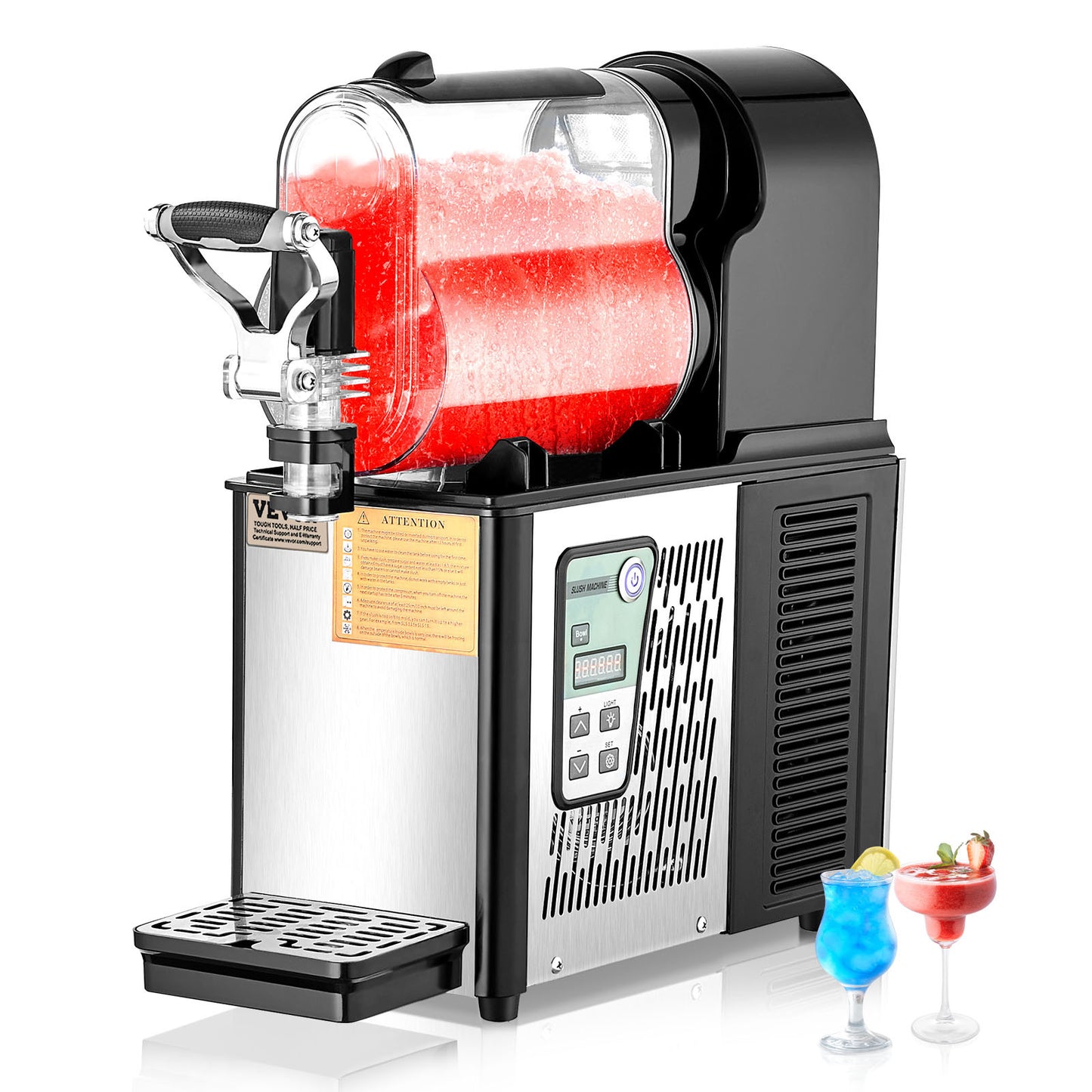 Slushmachine – Slush Puppy Maker – Slushie Machine – Slush Maker – Ijsmachine – 3 Liter Tankinhoud – 15 Temperatuurniveaus voor Perfecte Consistentie