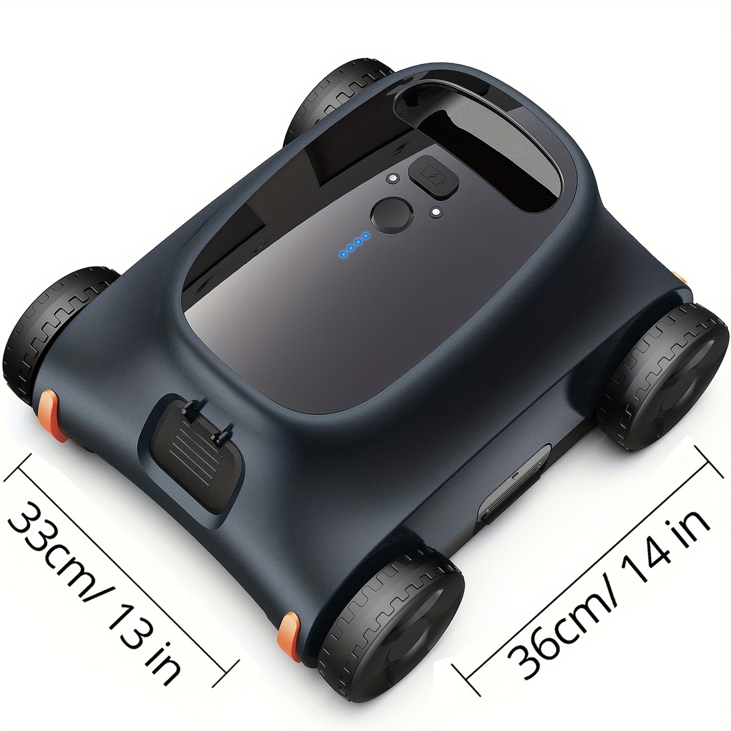 Zwembadrobot – Zwembadstofzuiger – Zwembadreiniger – Pool Cleaner – Automatische Zwembadreiniger – 45.000 Pa Zuigkracht – 180W Borstelloze Motor – 180 Min Accuduur – Geschikt Voor Boven- En Inbouwzwembaden
