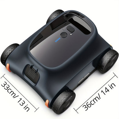 Zwembadrobot – Zwembadstofzuiger – Zwembadreiniger – Pool Cleaner – Automatische Zwembadreiniger – 45.000 Pa Zuigkracht – 180W Borstelloze Motor – 180 Min Accuduur – Geschikt Voor Boven- En Inbouwzwembaden