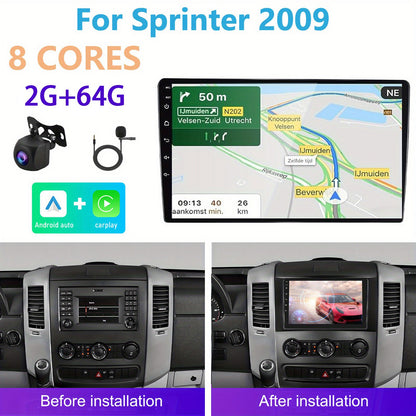 Autoplayer – Autoradio – Multimedia Systeem – Double DIN Radio – GPS Navigatie – 10,1 Inch Touchscreen – Android 10.0 – CarPlay & Android Auto Ondersteuning