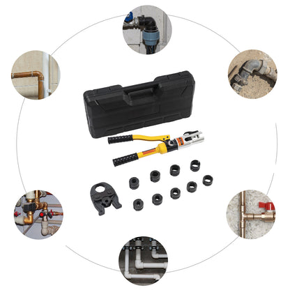 Built to Last Wide Compatibility Efficient Crimping Performance Easy to Carry Clear Warning Mark manual pipe press crimper,  Compact Design, Highquality Crimper, Multisize Crimper, Handoperated Crimper, Diy Enthusiasts, Elect