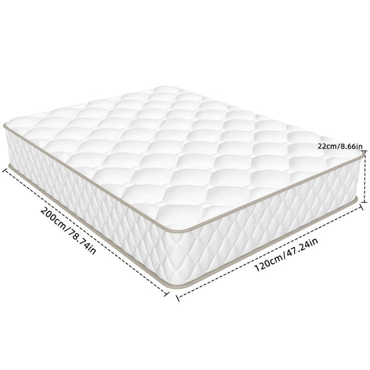 Matras 160×200 – Pocketvering Matras – Slaapmatras – 7-Zones Matras – Stevige Matras – Koudschuim – H3 Stevigheid – Ademend Katoenen Hoes