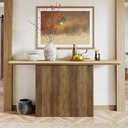 Sidetable – Consoletafel – Wandtafel – Haltafel – Bijzettafel – Extra Lang 160 cm – Duurzaam MDF Met Natuurlijke Houtlook