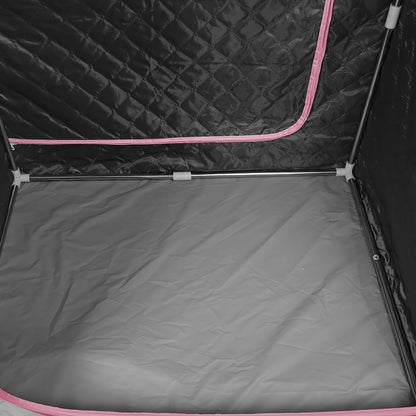 Portable Steam Sauna Box, Portable Sauna for Home, Person Sauna Tent Sauna Box At Home Spa, Home Sauna for Gym, Pilates, Garage, Hot Tub 100x80x170cm (Silvery), Hot Tub Accessory, Gym Sauna, Spacesaving Setup, Compact Design,