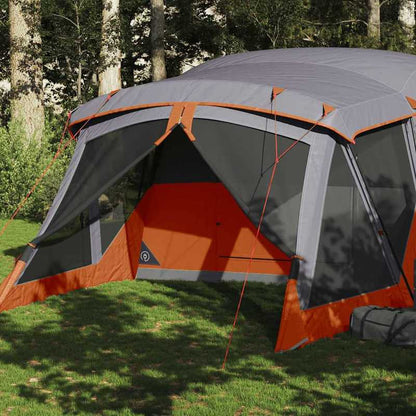4-persoonstent – Kampeertent – Koepeltent – Iglo Tent – Festival Tent – Oranje Kleur – Duurzaam Polyester – Voorzien Van Voorkamer