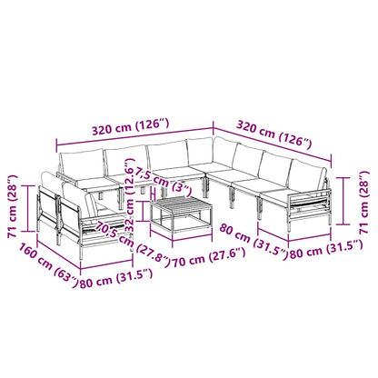 Tuinmeubelen – Loungeset – Zitgroep – Tuinset – Buitenmeubels – Zonder Tafel – Weerbestendig – Comfortabel