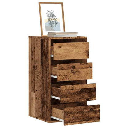 Modern Minimalist Solid Wood Storage Cabinet with Lockable Drawers & Open Shelves - 40x41x76cm Freestanding Organizer with Golden-Toned Hardware, Natural Wood Grain Finish, Easy Assembly for Bedroom, Living Room, Home Office