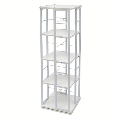 Boekenrek – Boekenkast – Vakkenkast – Boekenplank – Opbergrek – 4-laags – Wit – Hoogwaardig Hout – Draagvermogen 30 kg per plank