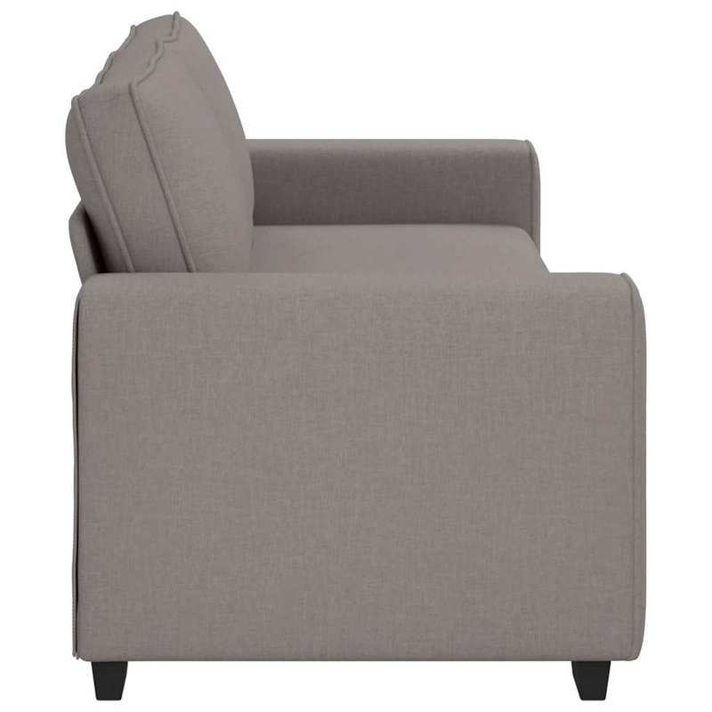 3-Zits Bank – Sofa – Zetel – Loveseat – Couch – Taupe – 180 cm – Zachte Stof – Comfortabel Design