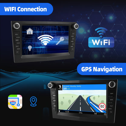 Autoradio Opel – 2-DIN Android 14 Systeem – Car Stereo – Touchscreen Radio – Multimedia Speler – 7 Inch IPS Scherm – Draadloze CarPlay & Achteruitrijcamera