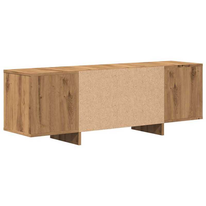 Tv meubel – Tv kast – TV Meubel – TV Dressoir – Media Meubel – Massief Eikenhout – 120x30x40,5 cm