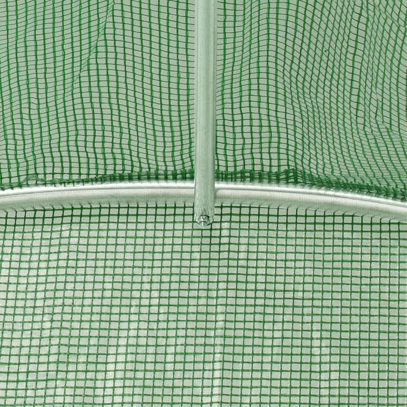 Kweekkas – Tuinkas – Broeikas – Serre – Kweekhuis – 600x300x200 cm – PE Mesh 140 g/m² – Gegalvaniseerd Stalen Frame