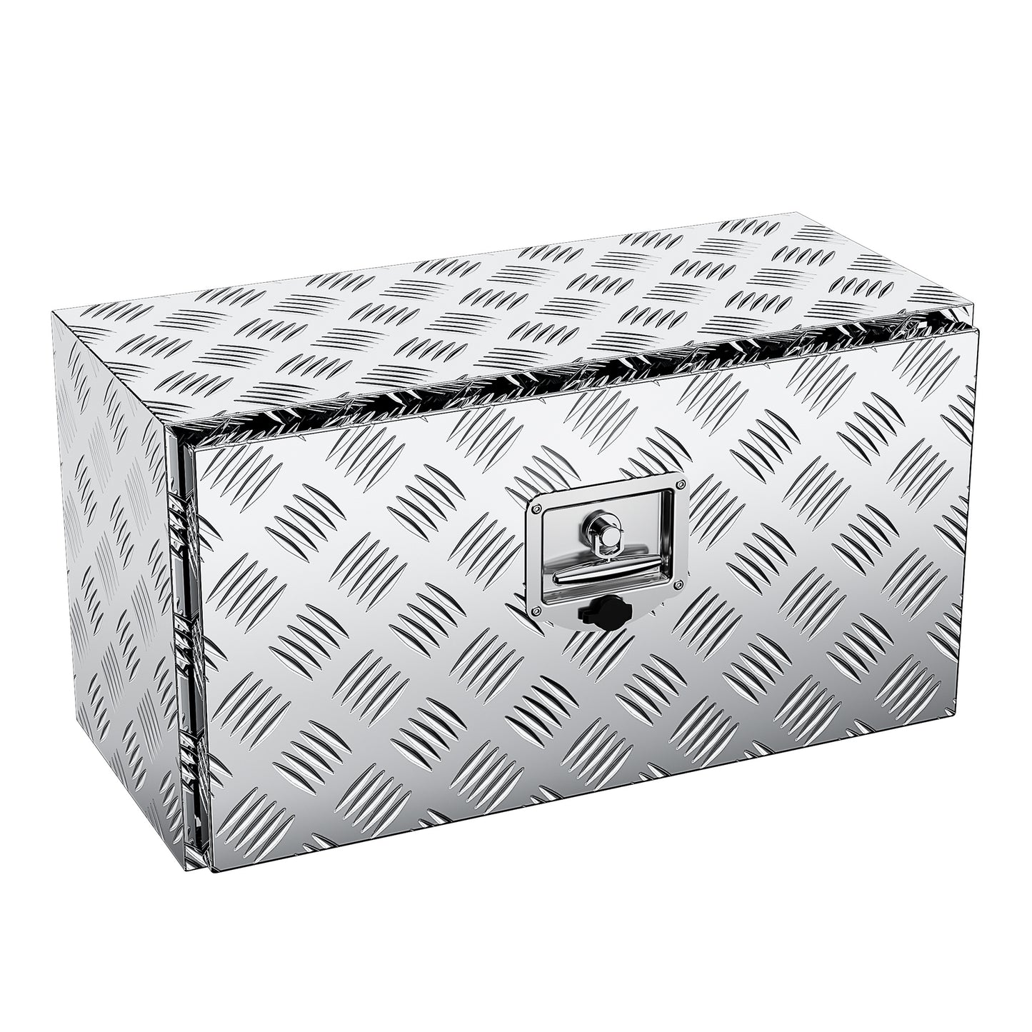 Gereedschapskist – Gereedschapskoffer – Toolbox – Opbergkist – Aluminium Opbergbox – 110L Inhoud – Met Pinionslot en Sleutels