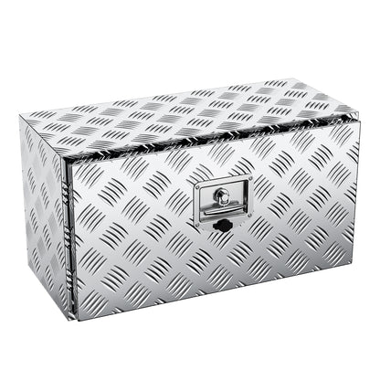 Gereedschapskist – Gereedschapskoffer – Toolbox – Opbergkist – Aluminium Opbergbox – 110L Inhoud – Met Pinionslot en Sleutels