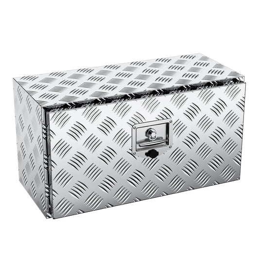 Gereedschapskist – Gereedschapskoffer – Toolbox – Opbergkist – Aluminium Opbergbox – 110L Inhoud – Met Pinionslot en Sleutels