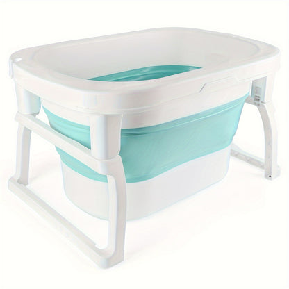 Foldable Dog Bathtub 51x75x43cm | Portable Pet Grooming Tub with Drain Plug, No Assembly Required, Space-Saving Design | Suitable for Home, Travel, Small Spaces