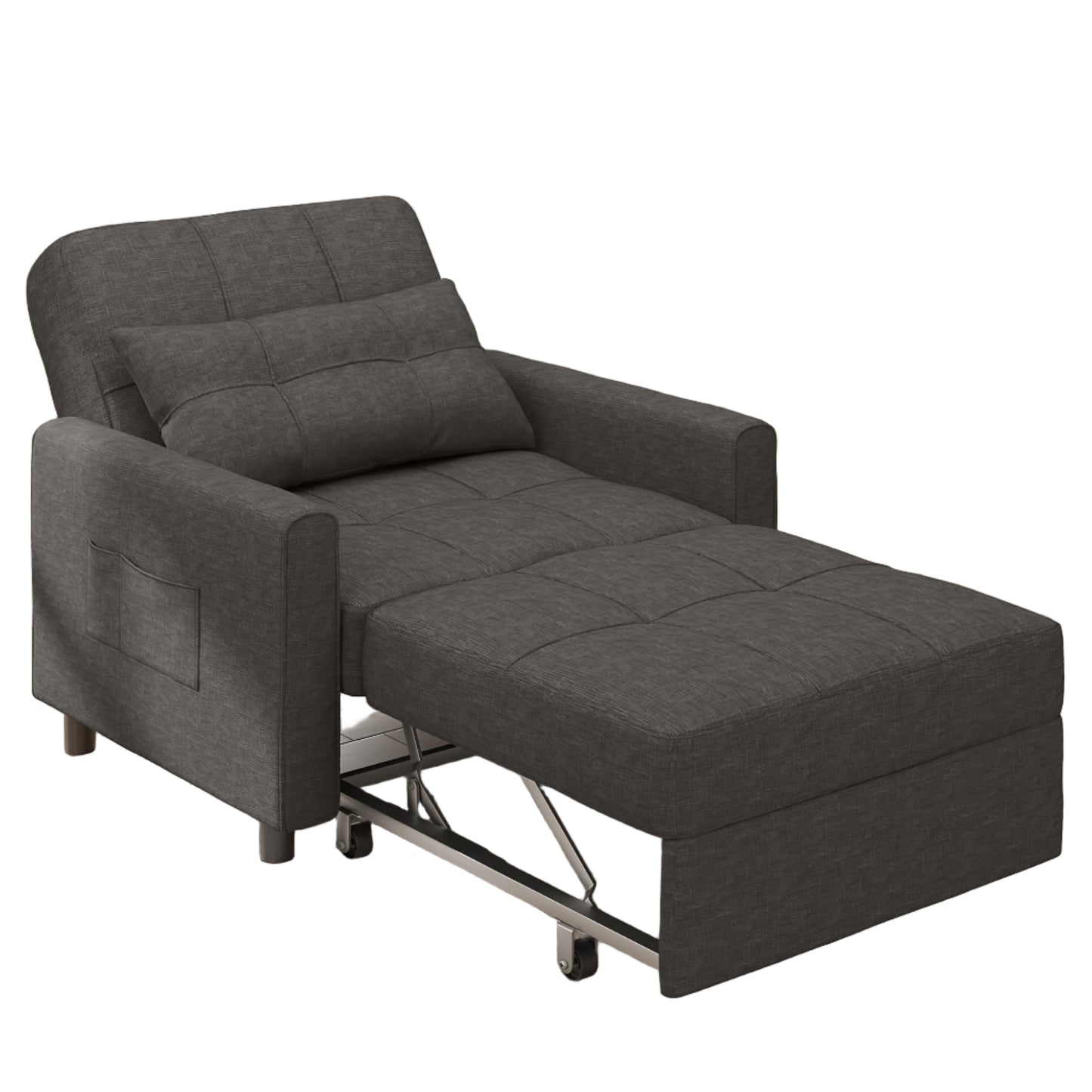 Comfortable Recliner Chair, Adjustable Backrest Sleeping Chair And Folding Sofa Bed - Perfect Relaxation Chair For Your Living Room Or Bedroom