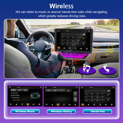 Android 13 Double Din Autoradio – Auto Stereo – Multimedia Systeem – Navigatie Radio – Touchscreen Radio – 10,1 Inch HD Scherm – 4GB+64GB – Inclusief AHD Camera & Microfoon
