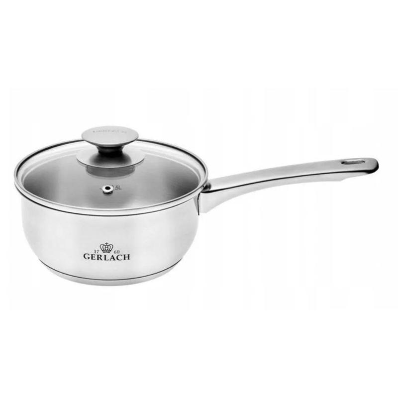Gerlach First NK343 Stainless Steel Cookware Set, 10-Piece