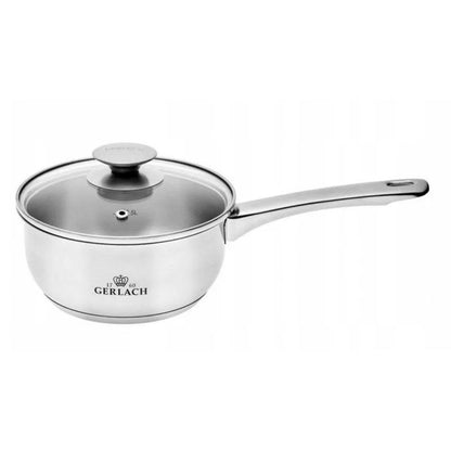 Gerlach First NK343 Stainless Steel Cookware Set, 10-Piece