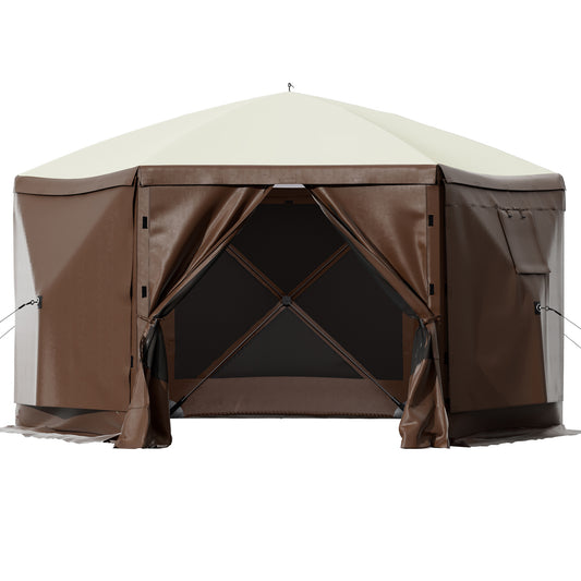 Uitschuifbare Zonwering – Terrasoverkapping – Zonnescherm – Buitenluifel – Zonneschaduw – 13 x 8 ft – Waterafstotend Polyester – Verstelbare Hoek