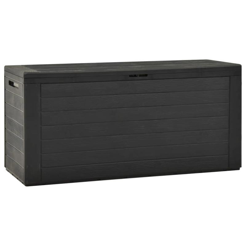 Anthracite Outdoor Storage Box 116X44X55 Cm – Sleek Design, Rational Organisation And Proven Robustness for Modern Living Spaces