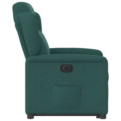 Elektrisch Verstelbare Sta-op Fauteuil – Relaxstoel – Senior Fauteuil – Opsta Stoel – Verstelbare Stoel – Elektrische Sta-op Functie – Ademend Stoffen Bekleding Donkerbruin
