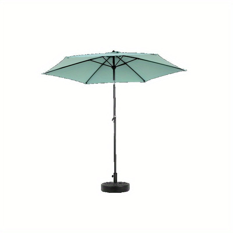 Grote Parasol – Dubbele Parasol – Rechthoekige Parasol – Luifel – Zwengelparasol – Metalen Frame – Waterafstotende Stof – Lichtgroen
