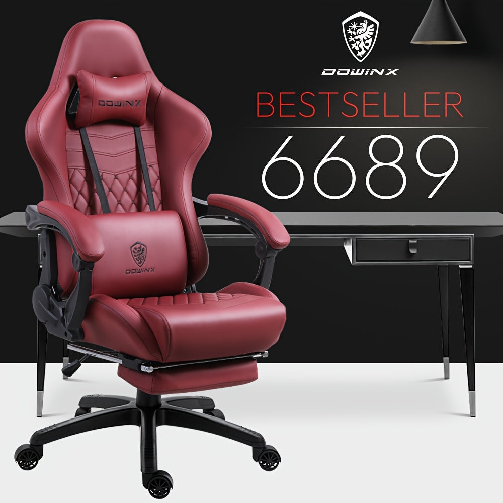 Gamingstoel – Bureaustoel – Office Chair – Gamestoel – Ergonomische Stoel – Crimson – Ergonomisch Met Hoofdkussen – Met Metaal Frame En Kantelfunctie