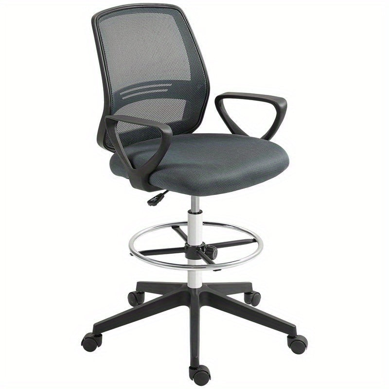 Bureaustoel – Ergonomische Stoel – Office Chair – Gamingstoel – Computerstoel – Verstelbare Hoogte – Comfortabele Lendensteun