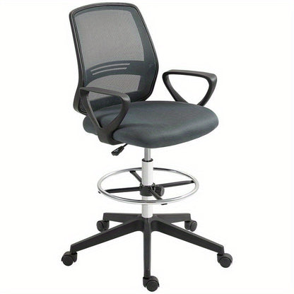 Bureaustoel – Ergonomische Stoel – Office Chair – Gamingstoel – Computerstoel – Verstelbare Hoogte – Comfortabele Lendensteun
