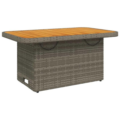 Tuintafel – Balkon Tafel – Buiten Tafel – Tuinmeubel – Buitenmeubel – Grijs – 90x55x71 cm – Eenvoudig Montage – Lichtgewicht & Draagbaar