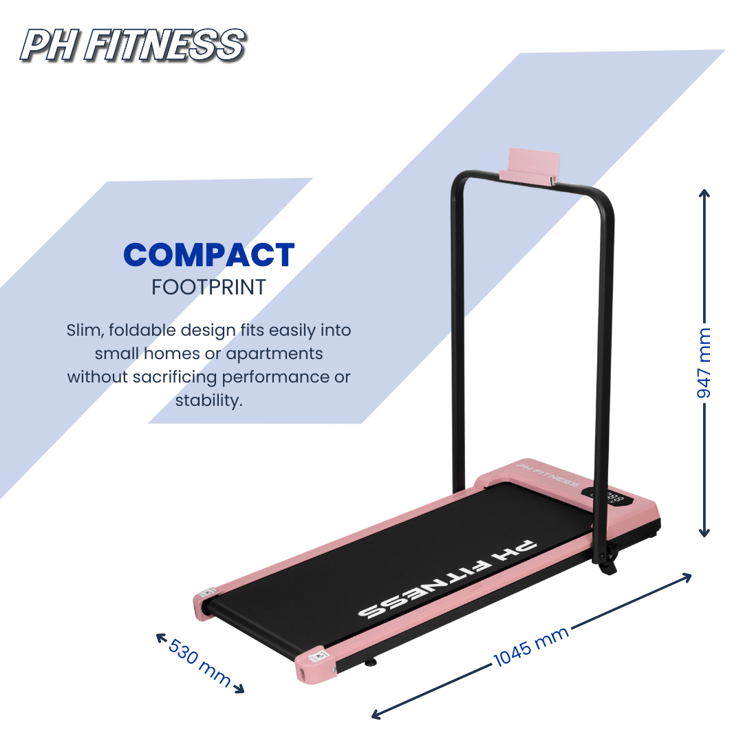 Loopband – Wandelband – Walking Pad – Treadmill – Hardloopband – Inklapbaar – 1,3 PK Motor – Bluetooth & LCD Display