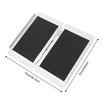60.96cm Foldable Ramp | Aluminum Alloy, Foldable Ramps for and Walkers, Brand: NaMaSyo