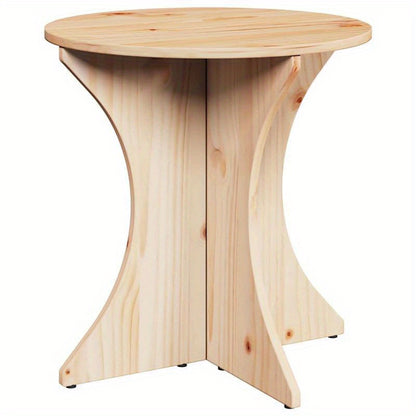 Coffee Table 3pcs Natuurlijk 46 X 46 X 47 Cm Solid Pine Wood Practical, Removable, Suitable for All Seasons