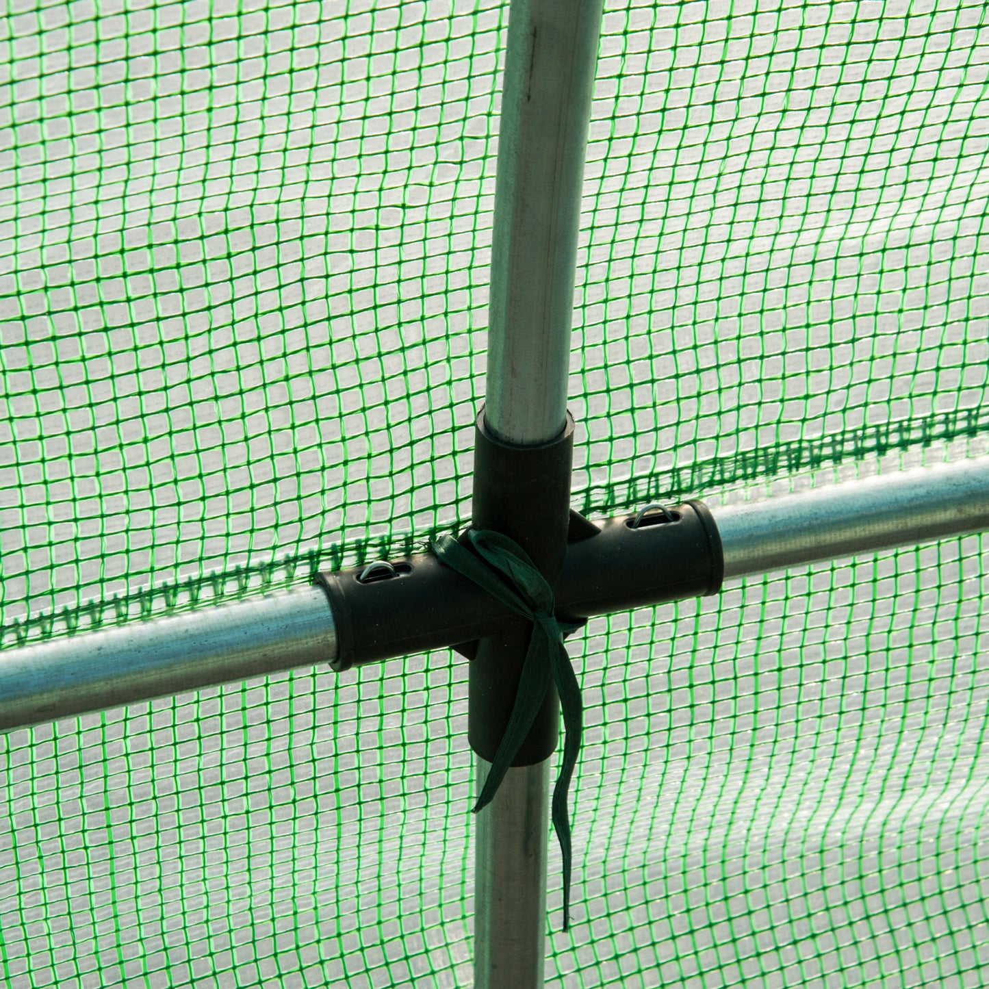 Tuinkas – Kweekkas – Plantenkas – Groentekas – Tunnelkas Groen – 8 m² – Gegalvaniseerd Stalen Frame 2,4 cm